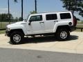 Birch White 2008 Hummer H3 Standard H3 Model Exterior