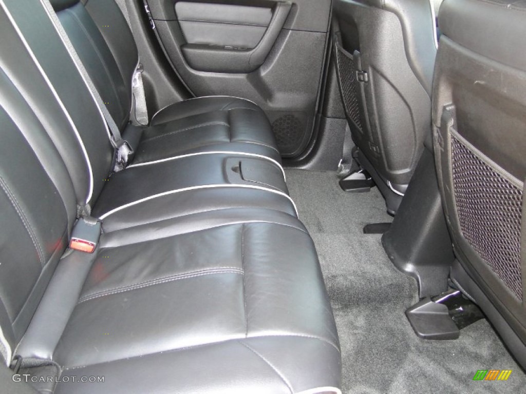 Ebony Black/Pewter Interior 2008 Hummer H3 Standard H3 Model Photo #61823492