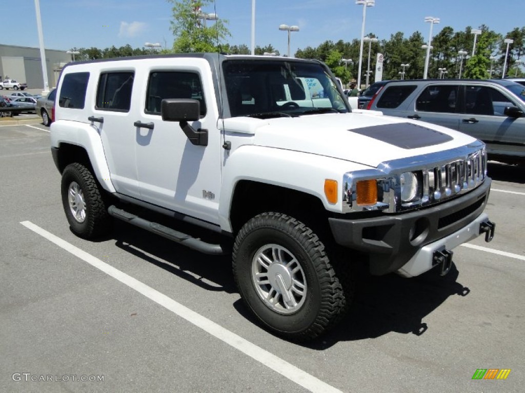 Birch White 2008 Hummer H3 Standard H3 Model Exterior Photo #61823564