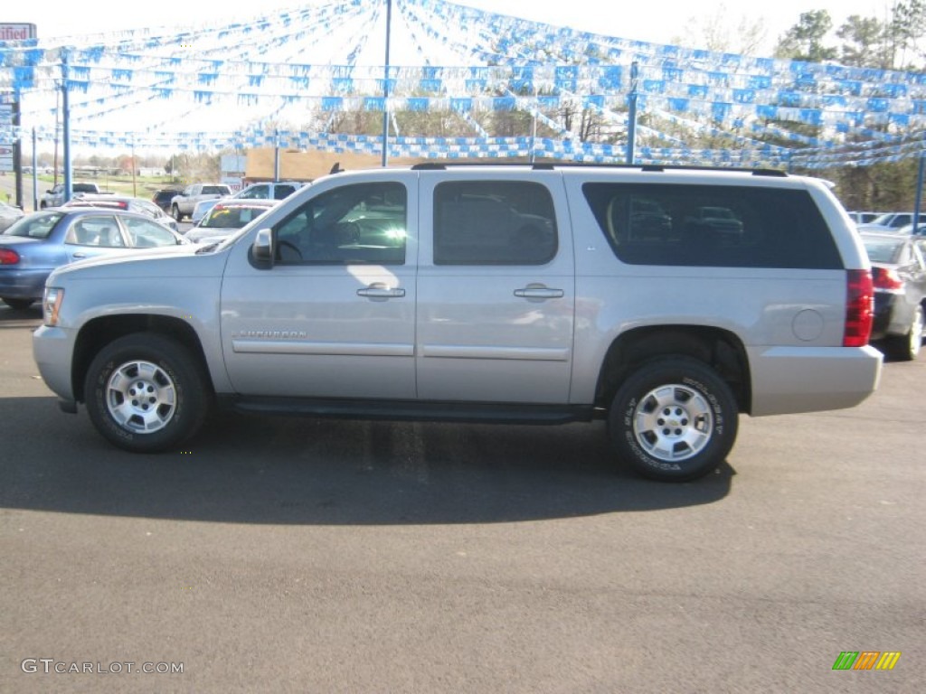 2007 Suburban 1500 LT 4x4 - Silver Birch Metallic / Ebony photo #2