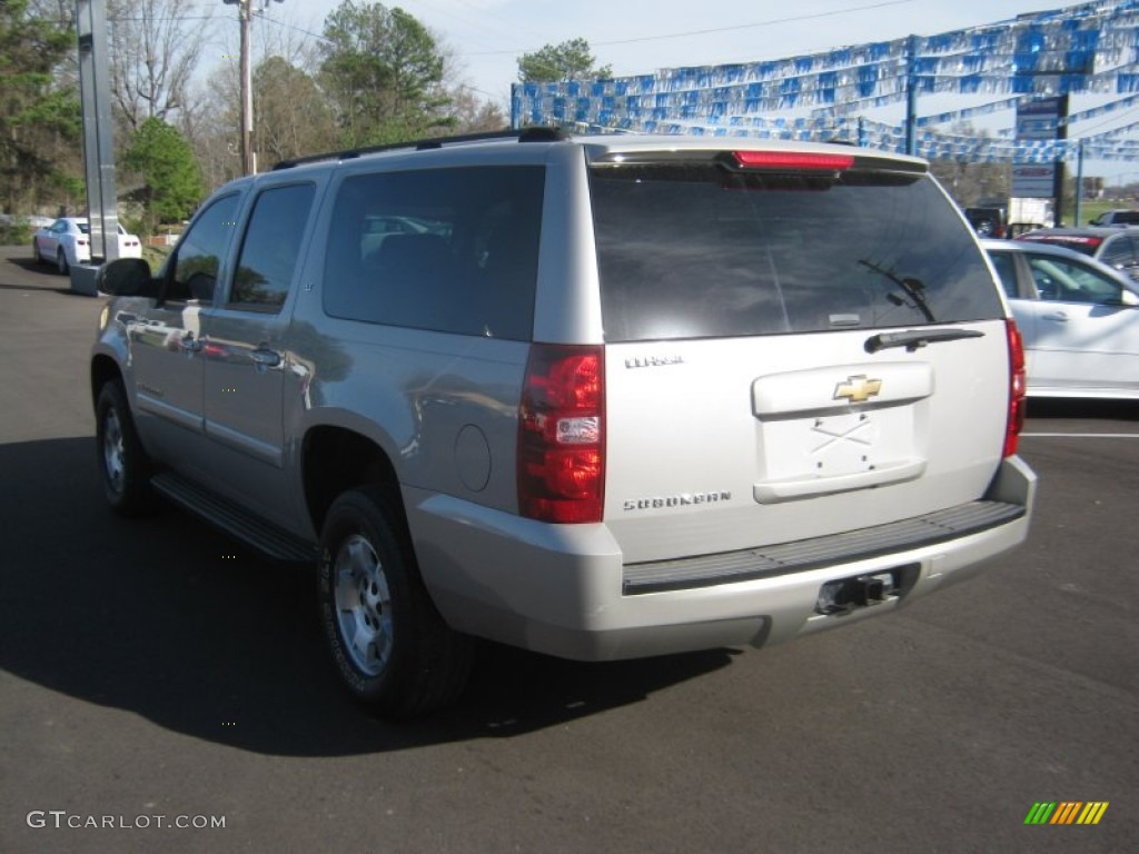2007 Suburban 1500 LT 4x4 - Silver Birch Metallic / Ebony photo #3