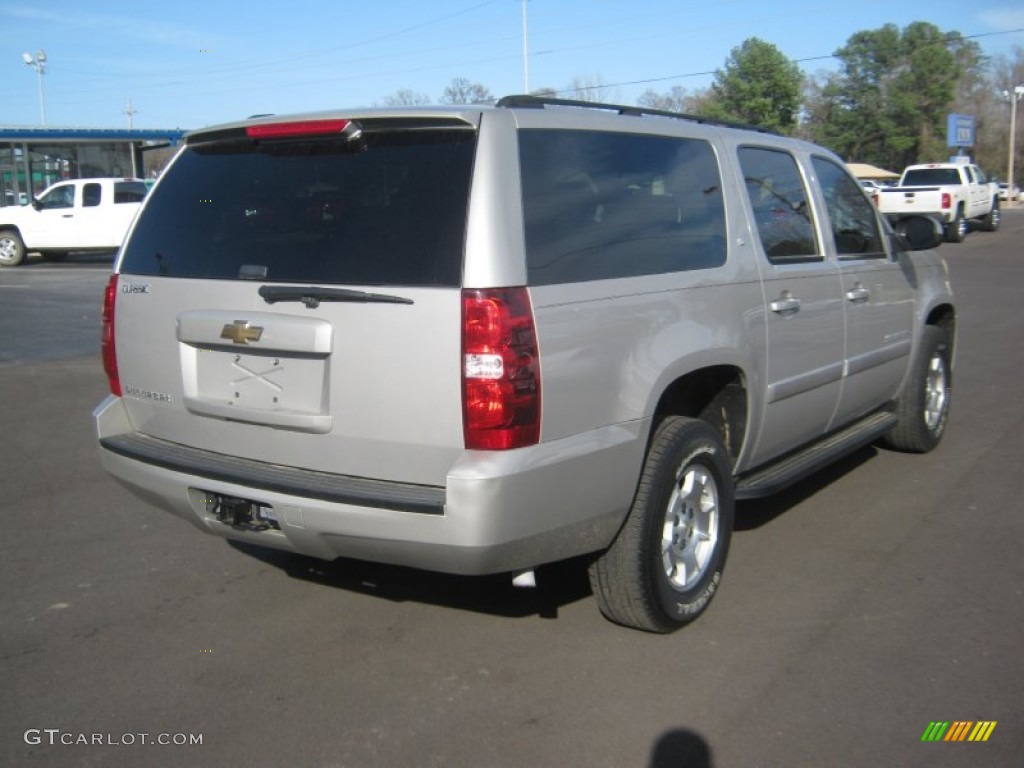 2007 Suburban 1500 LT 4x4 - Silver Birch Metallic / Ebony photo #5