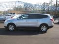 2010 Silver Ice Metallic Chevrolet Traverse LT  photo #2