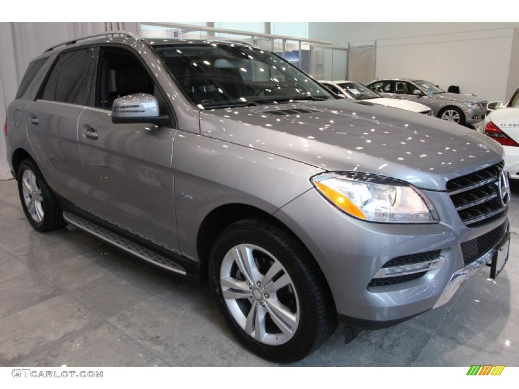 Palladium Silver Metallic 2012 Mercedes-Benz ML 350 4Matic Exterior Photo #61824227