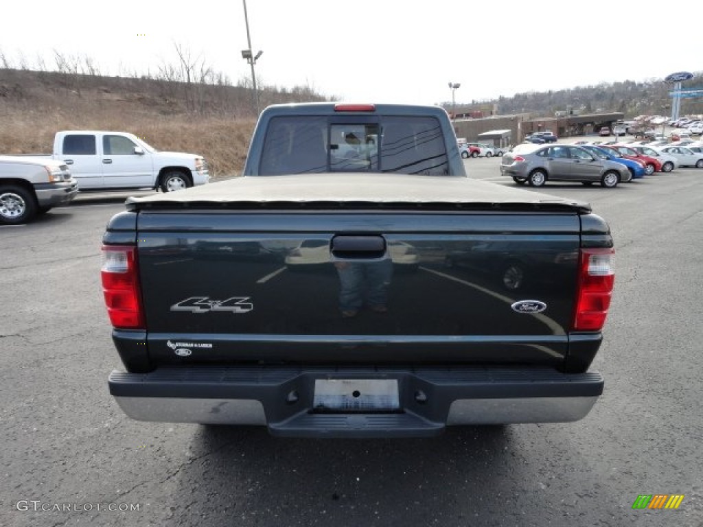 2004 Ranger XLT SuperCab 4x4 - Dark Green Metallic / Black/Medium Pebble photo #3