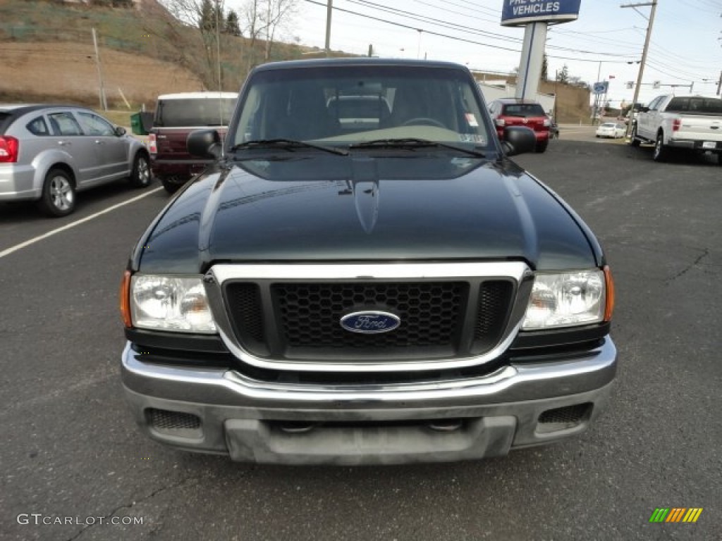 2004 Ranger XLT SuperCab 4x4 - Dark Green Metallic / Black/Medium Pebble photo #6