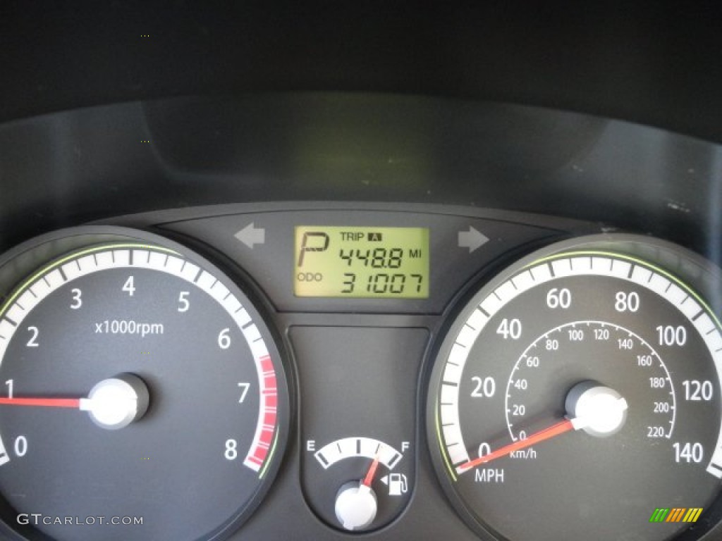 2009 Rio Rio5 LX Hatchback - Midnight Black / Gray photo #14