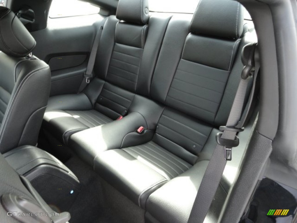2012 Ford Mustang V6 Premium Coupe Rear Seat Photo #61825046