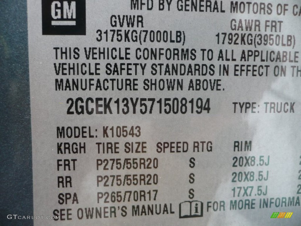 2007 Silverado 1500 LTZ Crew Cab 4x4 - Blue Granite Metallic / Light Titanium/Dark Titanium Gray photo #42