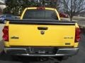 2008 Detonator Yellow Dodge Ram 1500 Big Horn Edition Quad Cab 4x4  photo #7