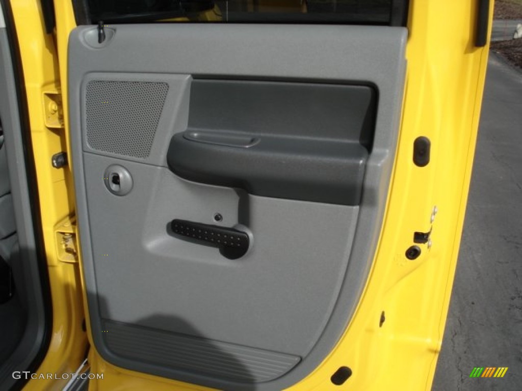 2008 Ram 1500 Big Horn Edition Quad Cab 4x4 - Detonator Yellow / Medium Slate Gray photo #19
