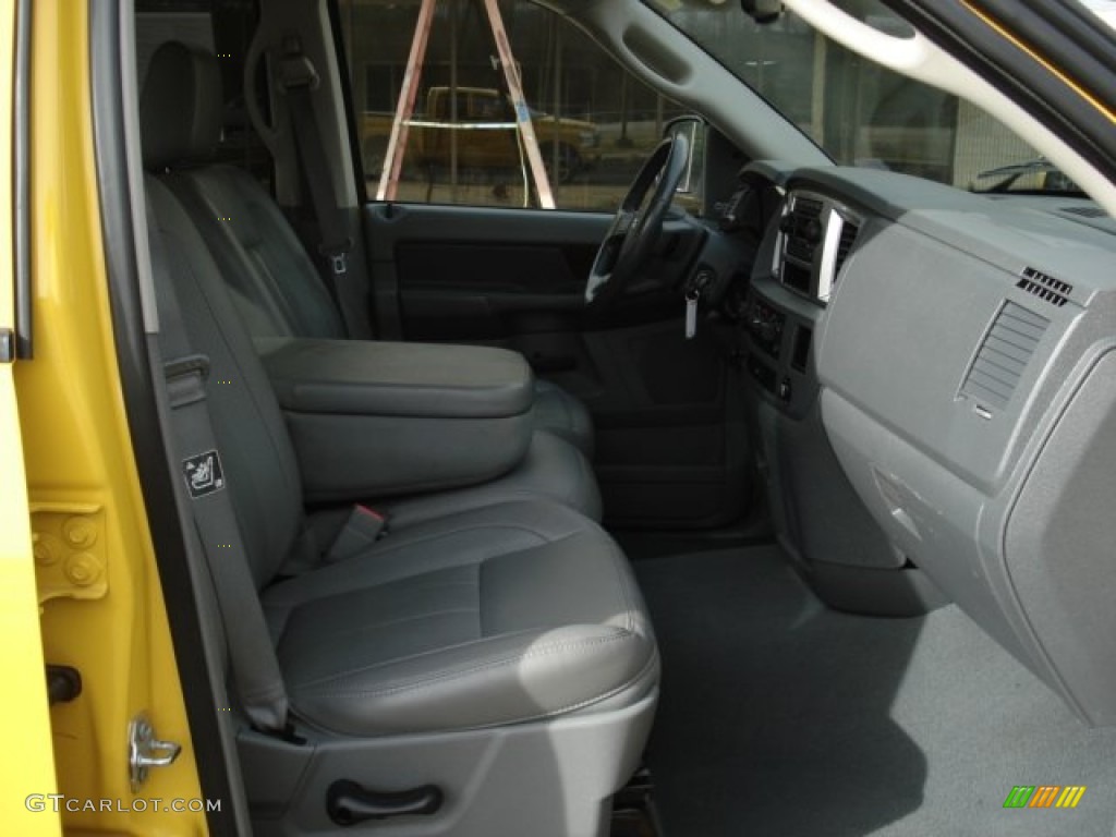 2008 Ram 1500 Big Horn Edition Quad Cab 4x4 - Detonator Yellow / Medium Slate Gray photo #20