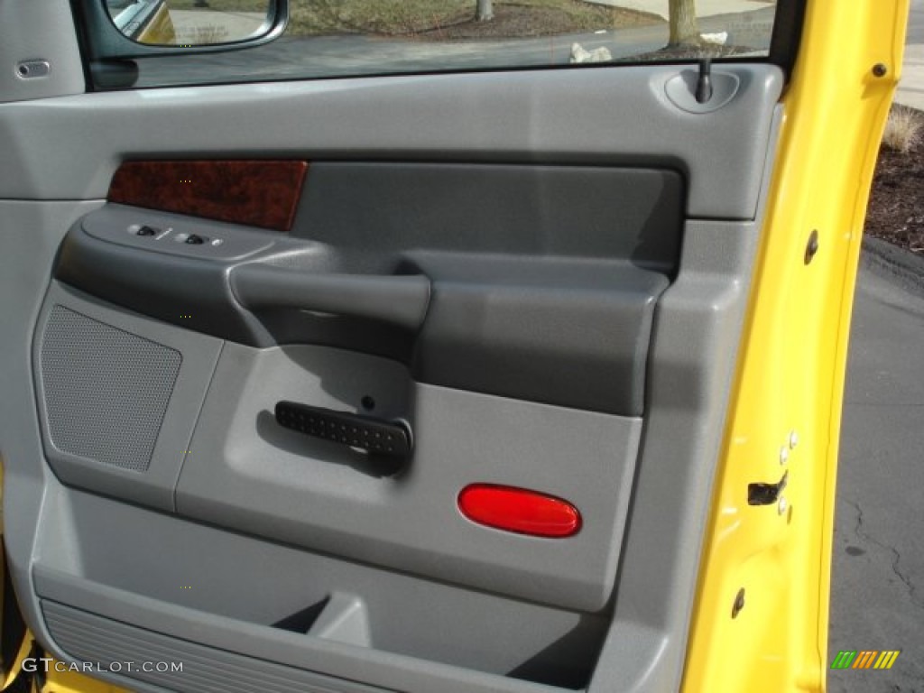 2008 Ram 1500 Big Horn Edition Quad Cab 4x4 - Detonator Yellow / Medium Slate Gray photo #21