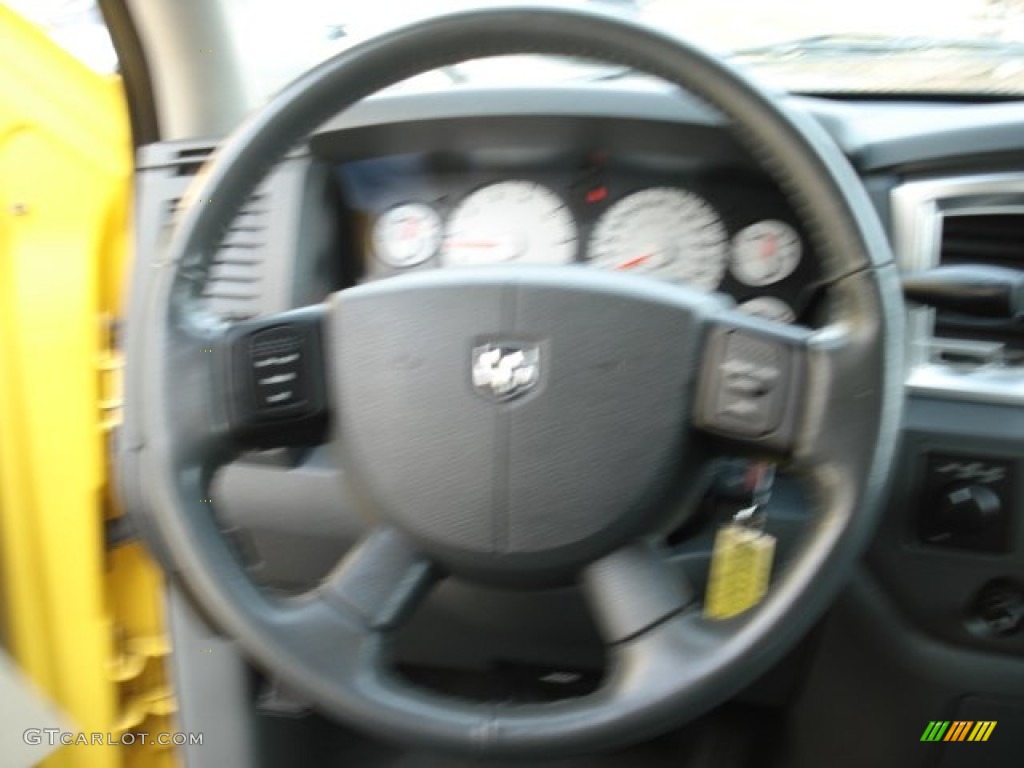 2008 Ram 1500 Big Horn Edition Quad Cab 4x4 - Detonator Yellow / Medium Slate Gray photo #23
