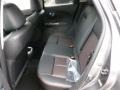 2012 Nissan Juke Black/Red Leather/Silver Trim Interior Rear Seat Photo