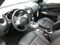 2012 Nissan Juke Black/Red Leather/Silver Trim Interior Interior Photo