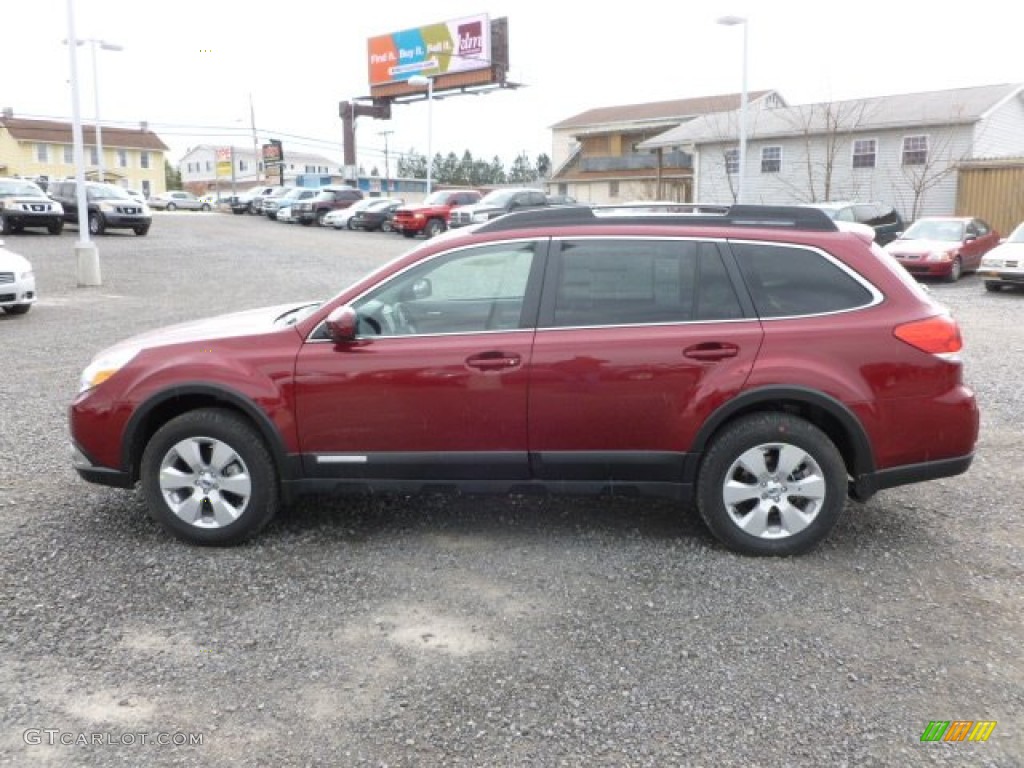 Ruby Red Pearl 2012 Subaru Outback 2.5i Limited Exterior Photo #61826567