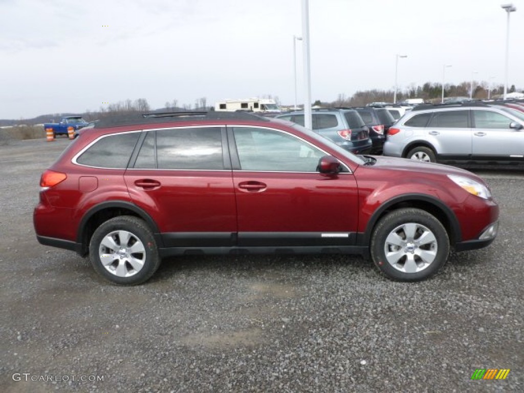 Ruby Red Pearl 2012 Subaru Outback 2.5i Limited Exterior Photo #61826591