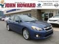 2012 Marine Blue Pearl Subaru Impreza 2.0i Premium 4 Door  photo #1