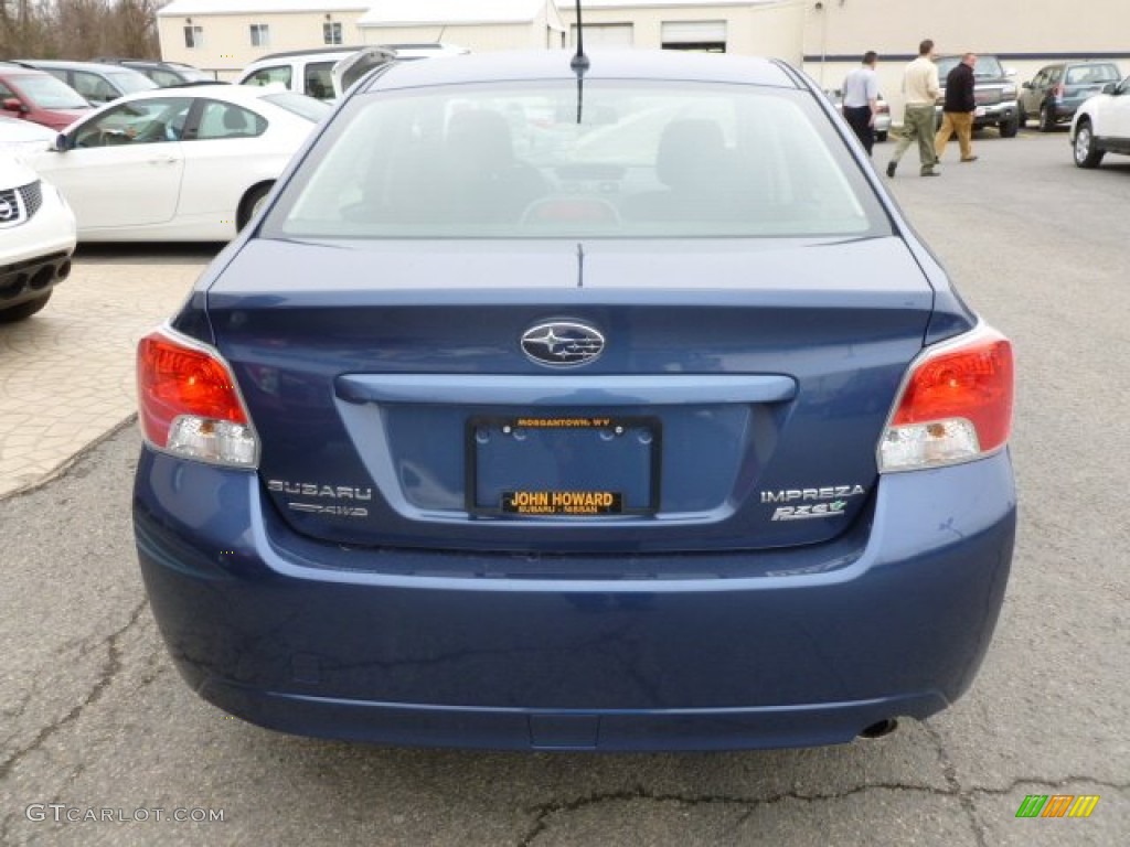 2012 Impreza 2.0i Premium 4 Door - Marine Blue Pearl / Black photo #6