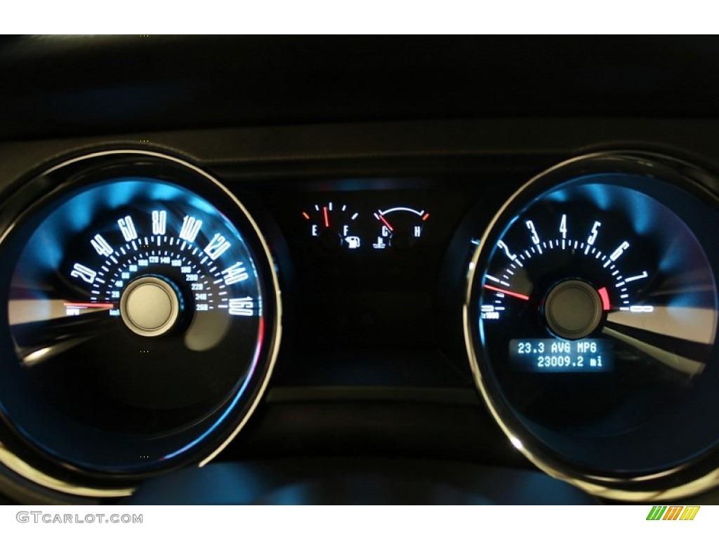 2012 Ford Mustang V6 Coupe Gauges Photo #61829386