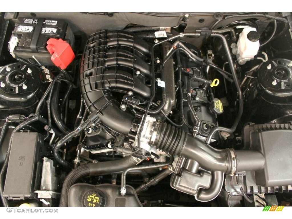 2012 Ford Mustang V6 Coupe 3.7 Liter DOHC 24-Valve Ti-VCT V6 Engine Photo #61829461