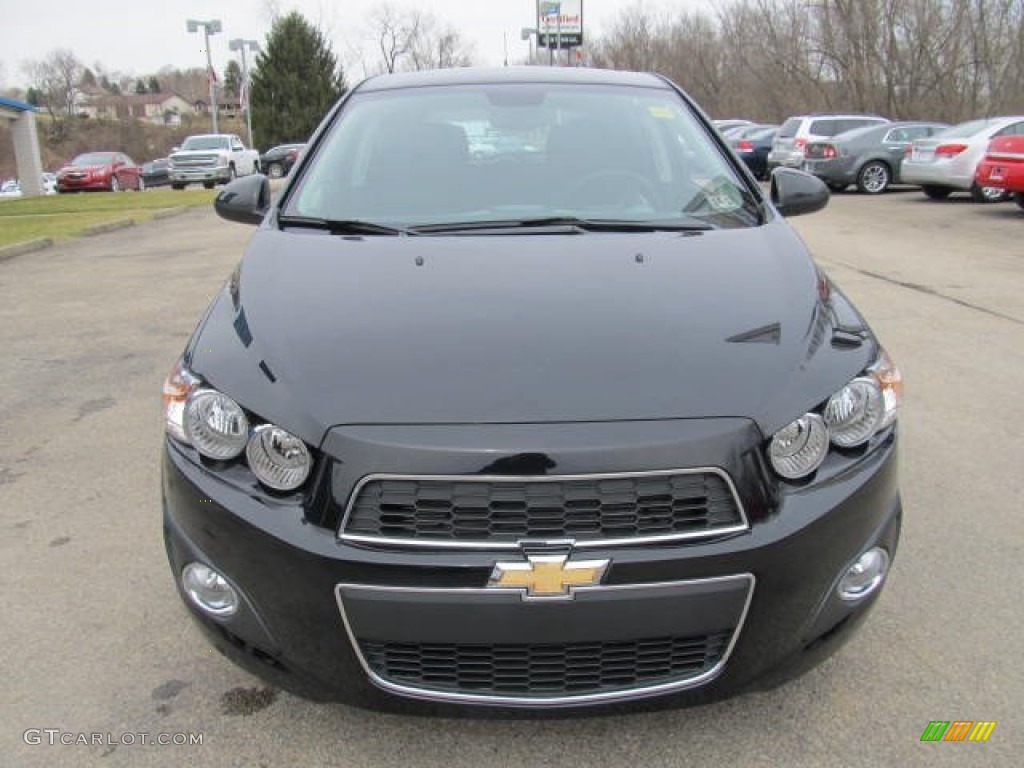 2012 Sonic LT Hatch - Black / Jet Black/Dark Titanium photo #6