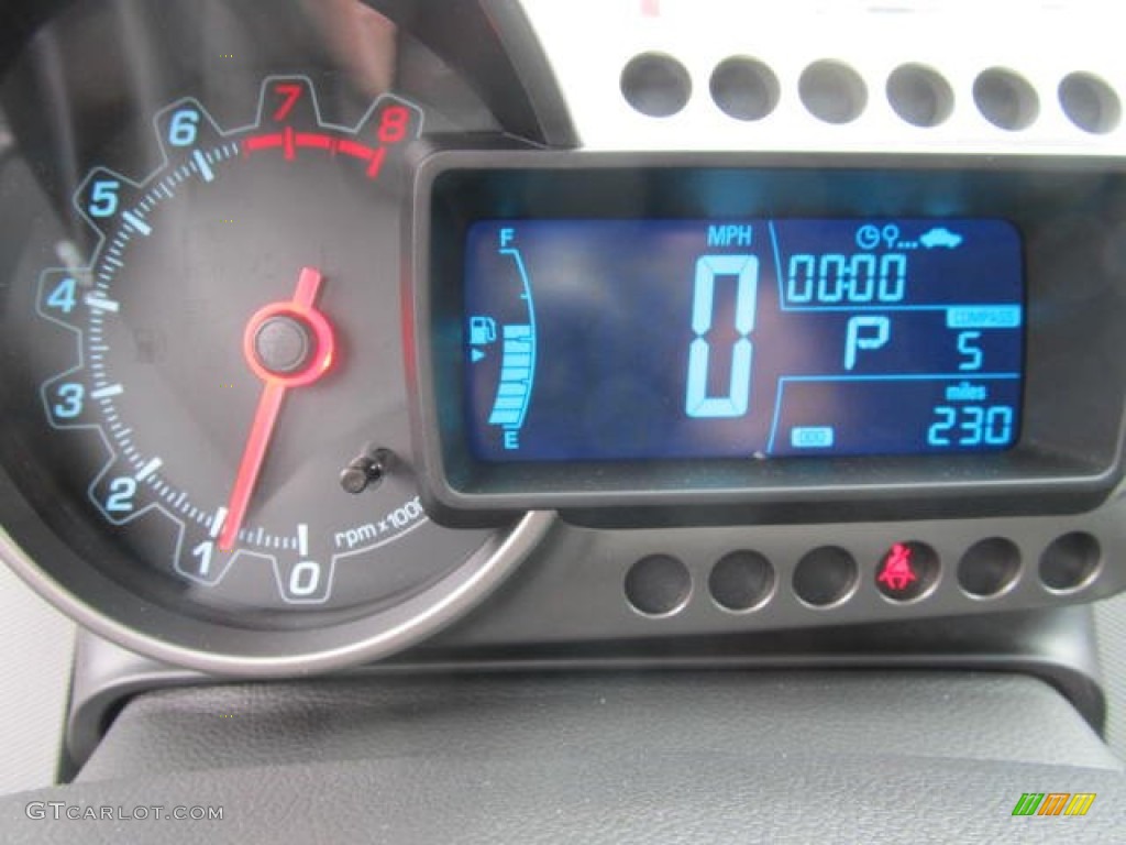 2012 Sonic LT Hatch - Black / Jet Black/Dark Titanium photo #15