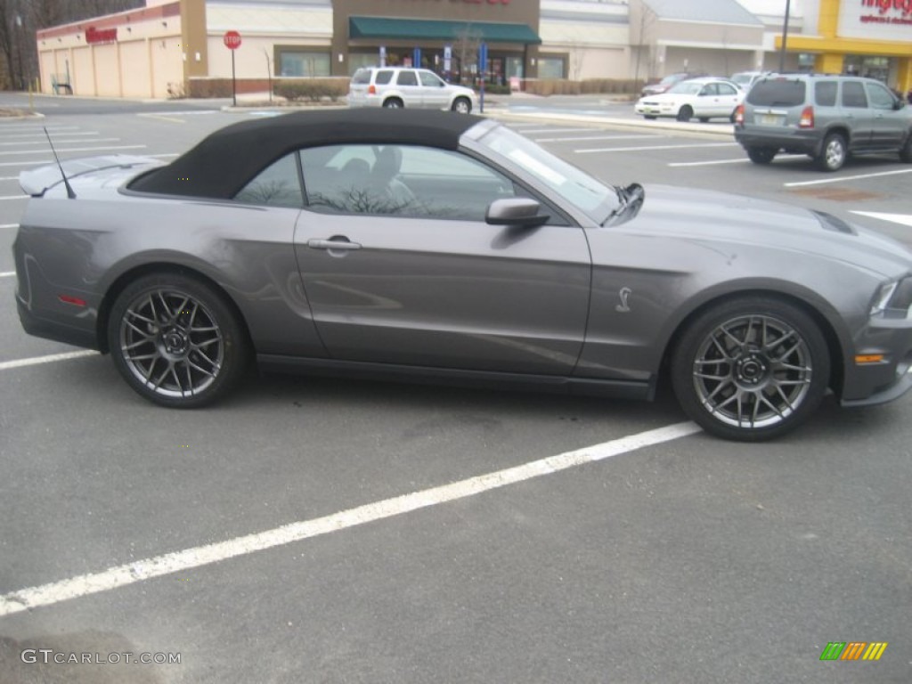 2011 Mustang Shelby GT500 SVT Performance Package Convertible - Sterling Gray Metallic / Charcoal Black photo #4