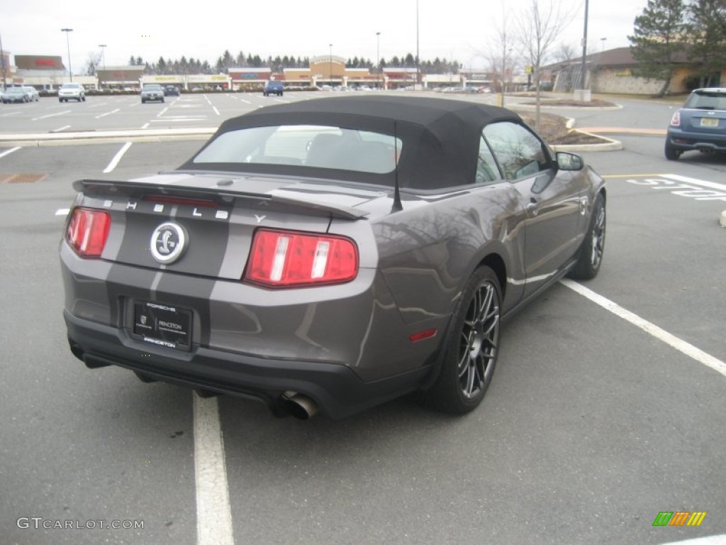 2011 Mustang Shelby GT500 SVT Performance Package Convertible - Sterling Gray Metallic / Charcoal Black photo #5