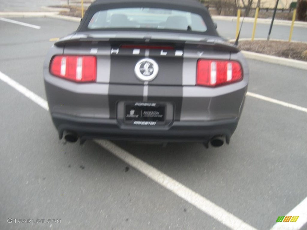 2011 Mustang Shelby GT500 SVT Performance Package Convertible - Sterling Gray Metallic / Charcoal Black photo #6