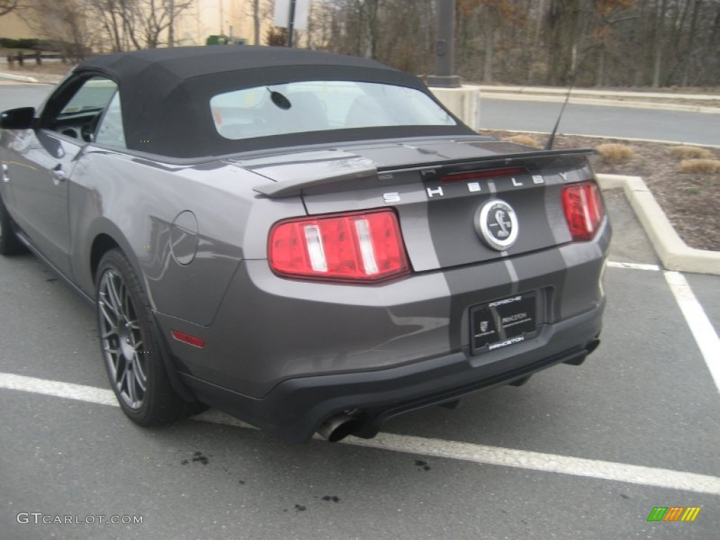 2011 Mustang Shelby GT500 SVT Performance Package Convertible - Sterling Gray Metallic / Charcoal Black photo #7