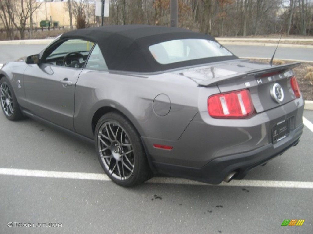 2011 Mustang Shelby GT500 SVT Performance Package Convertible - Sterling Gray Metallic / Charcoal Black photo #8