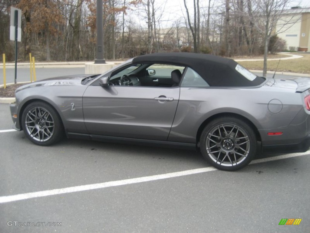 2011 Mustang Shelby GT500 SVT Performance Package Convertible - Sterling Gray Metallic / Charcoal Black photo #10