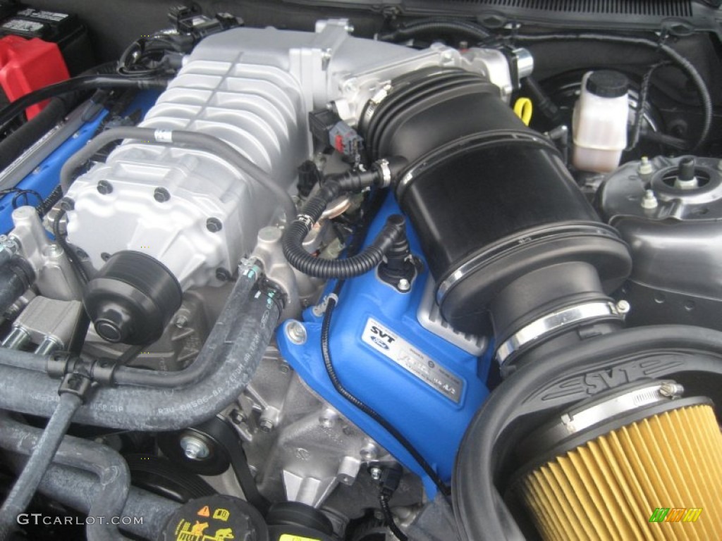 2011 Ford Mustang Shelby GT500 SVT Performance Package Convertible 5.4 Liter SVT Supercharged DOHC 32-Valve V8 Engine Photo #61830870