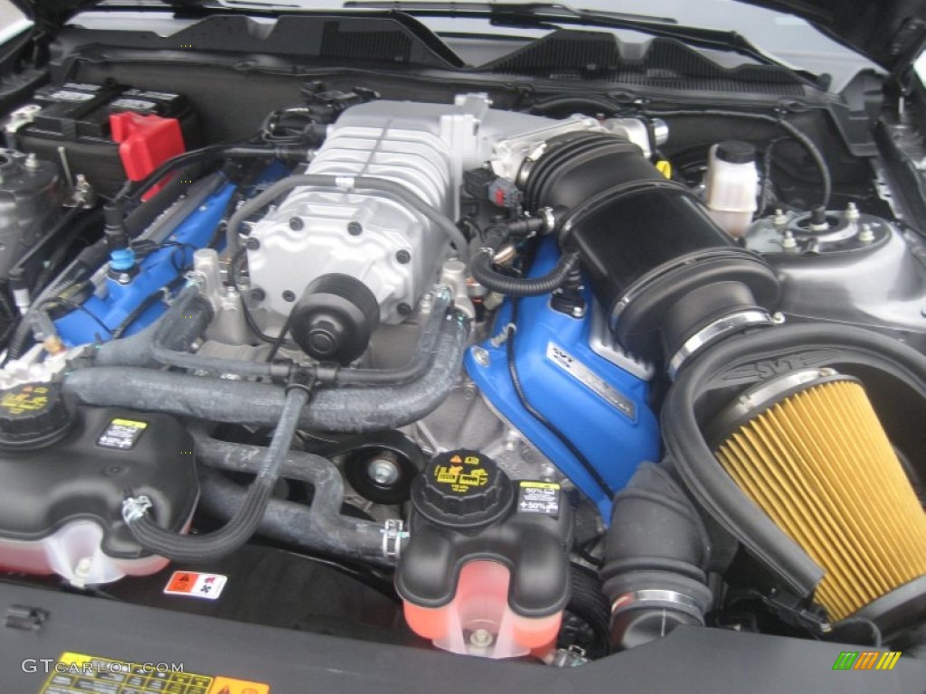 2011 Mustang Shelby GT500 SVT Performance Package Convertible - Sterling Gray Metallic / Charcoal Black photo #33