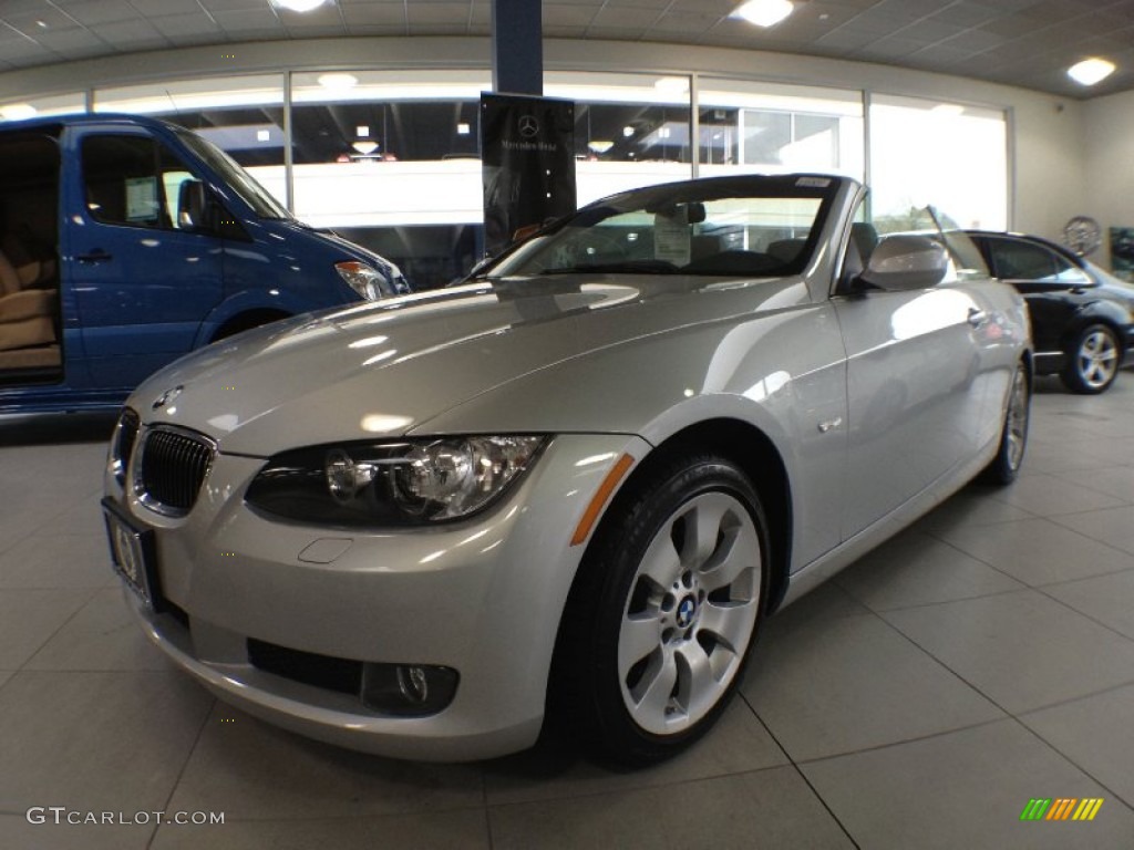 2010 3 Series 328i Convertible - Titanium Silver Metallic / Gray Dakota Leather photo #3