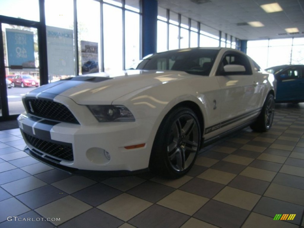 2012 Mustang Shelby GT500 Coupe - Performance White / Charcoal Black/Black photo #1