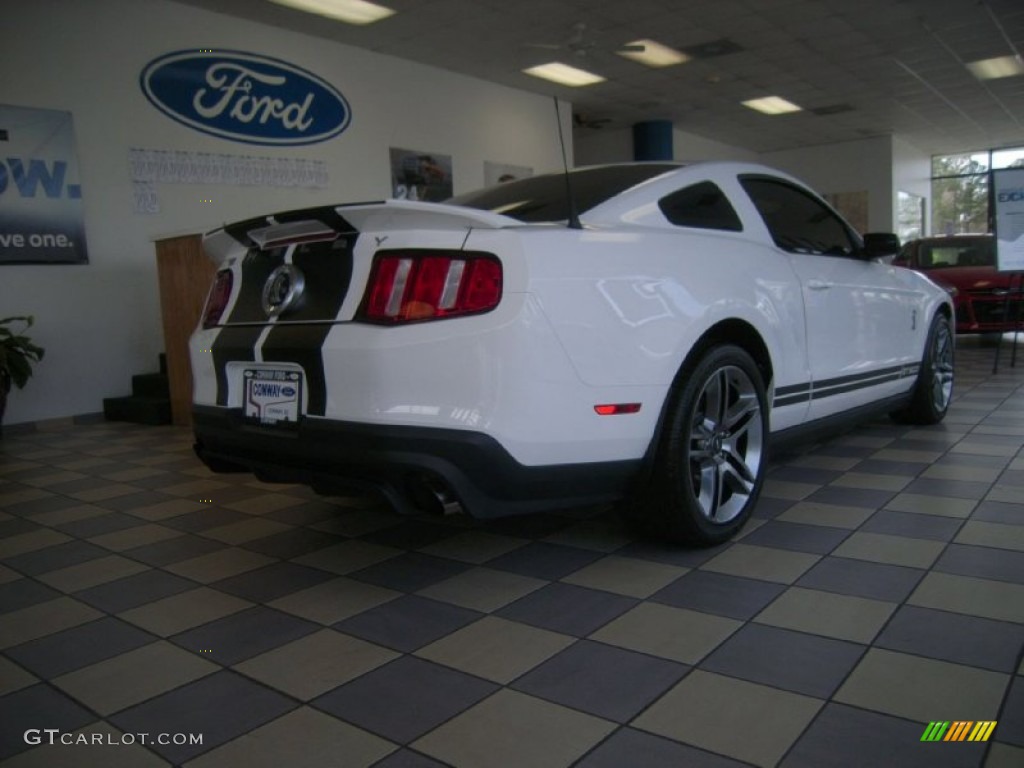 2012 Mustang Shelby GT500 Coupe - Performance White / Charcoal Black/Black photo #5