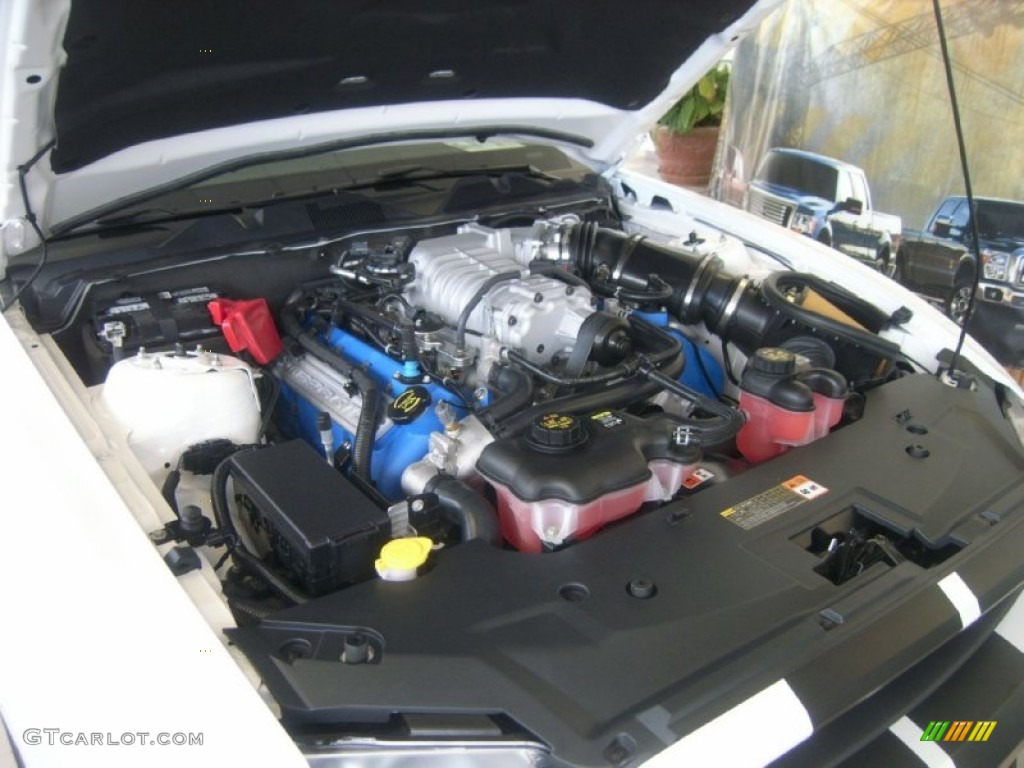 2012 Ford Mustang Shelby GT500 Coupe 5.4 Liter Supercharged DOHC 32-Valve Ti-VCT V8 Engine Photo #61831365