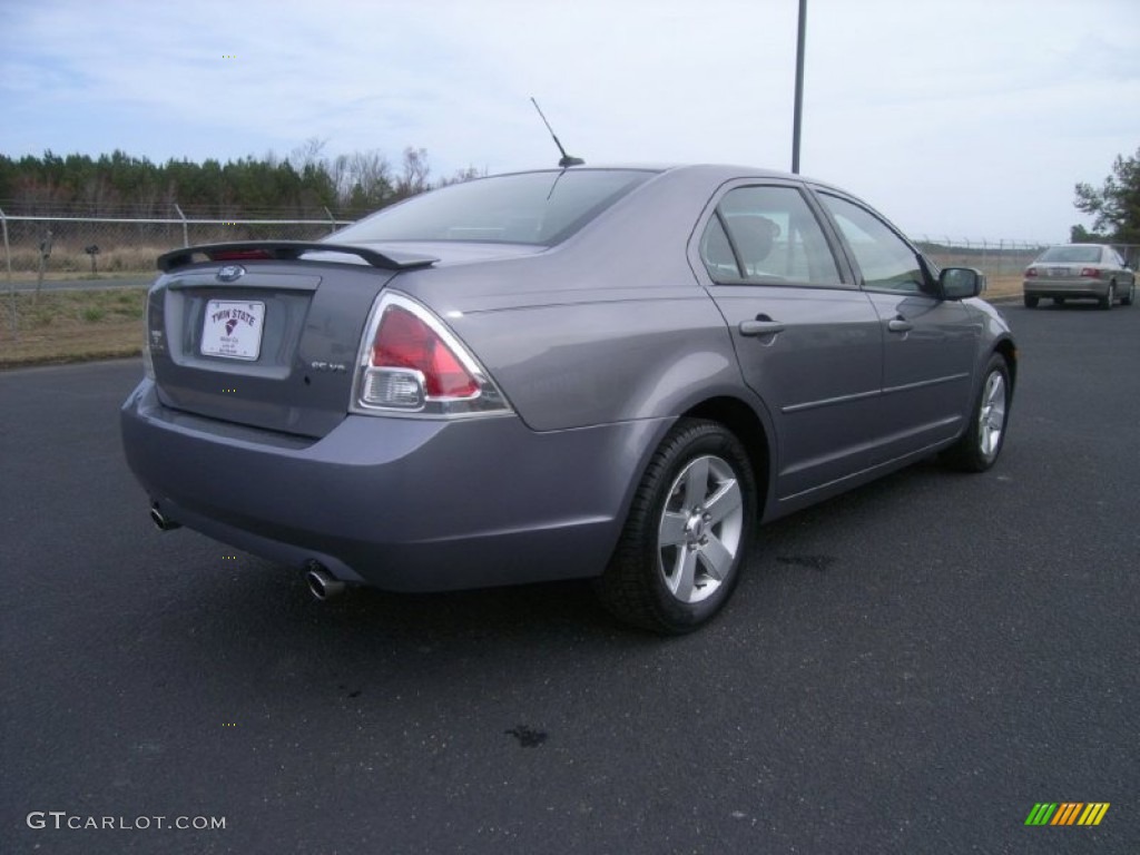 2007 Fusion SE V6 - Tungsten Grey Metallic / Charcoal Black photo #5