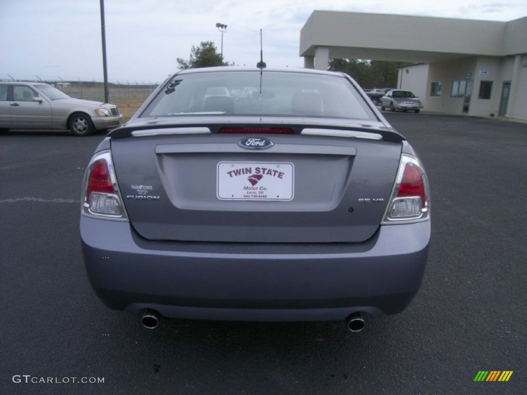 2007 Fusion SE V6 - Tungsten Grey Metallic / Charcoal Black photo #6