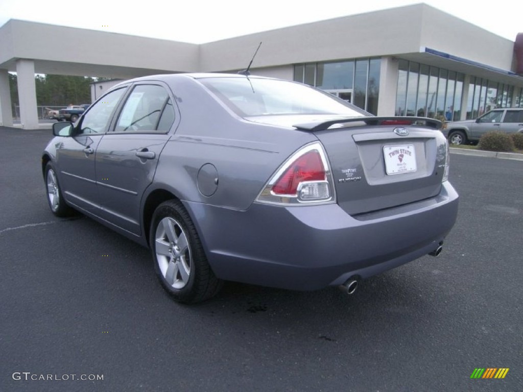 2007 Fusion SE V6 - Tungsten Grey Metallic / Charcoal Black photo #7