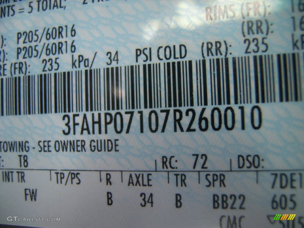 2007 Fusion SE V6 - Tungsten Grey Metallic / Charcoal Black photo #33