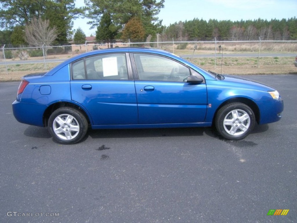 2006 ION 2 Sedan - Laser Blue / Gray photo #4