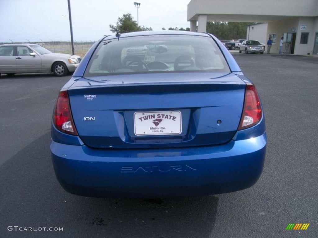 2006 ION 2 Sedan - Laser Blue / Gray photo #6