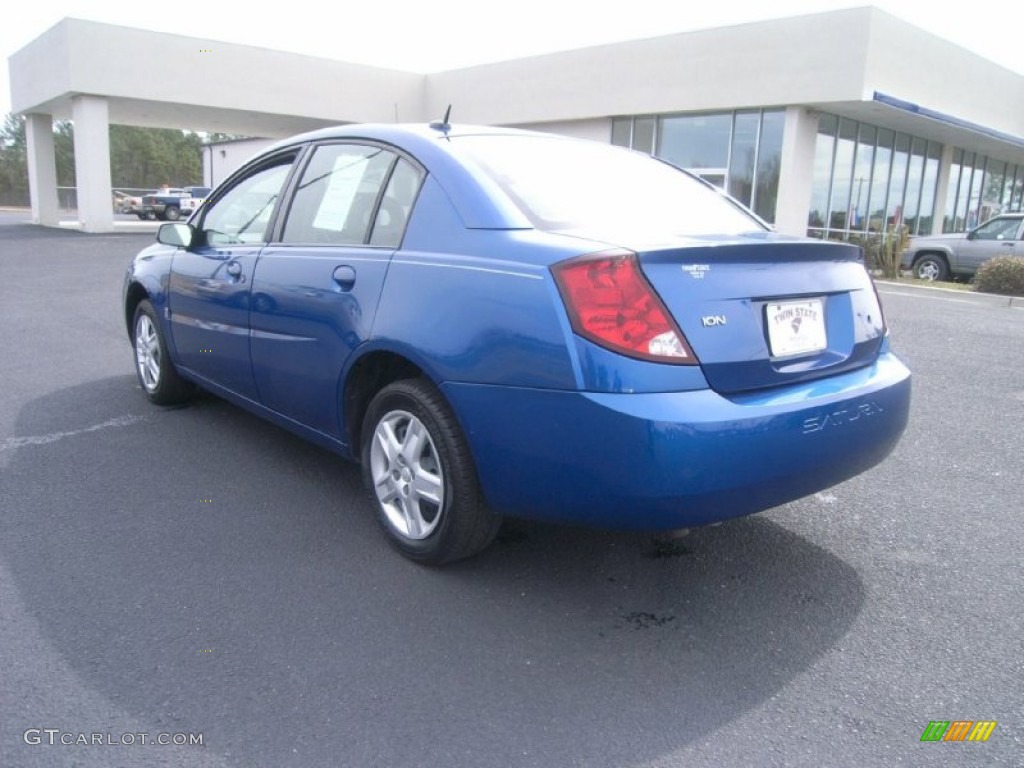 2006 ION 2 Sedan - Laser Blue / Gray photo #7