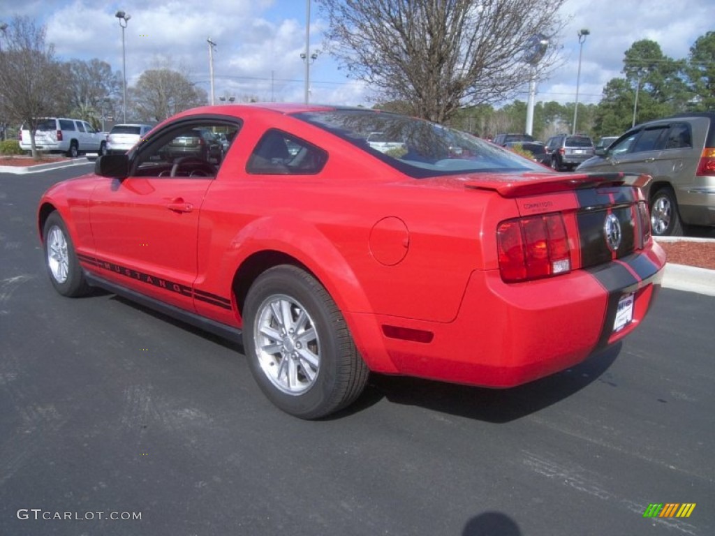 Torch Red 2008 Ford Mustang V6 Deluxe Coupe Exterior Photo #61832378