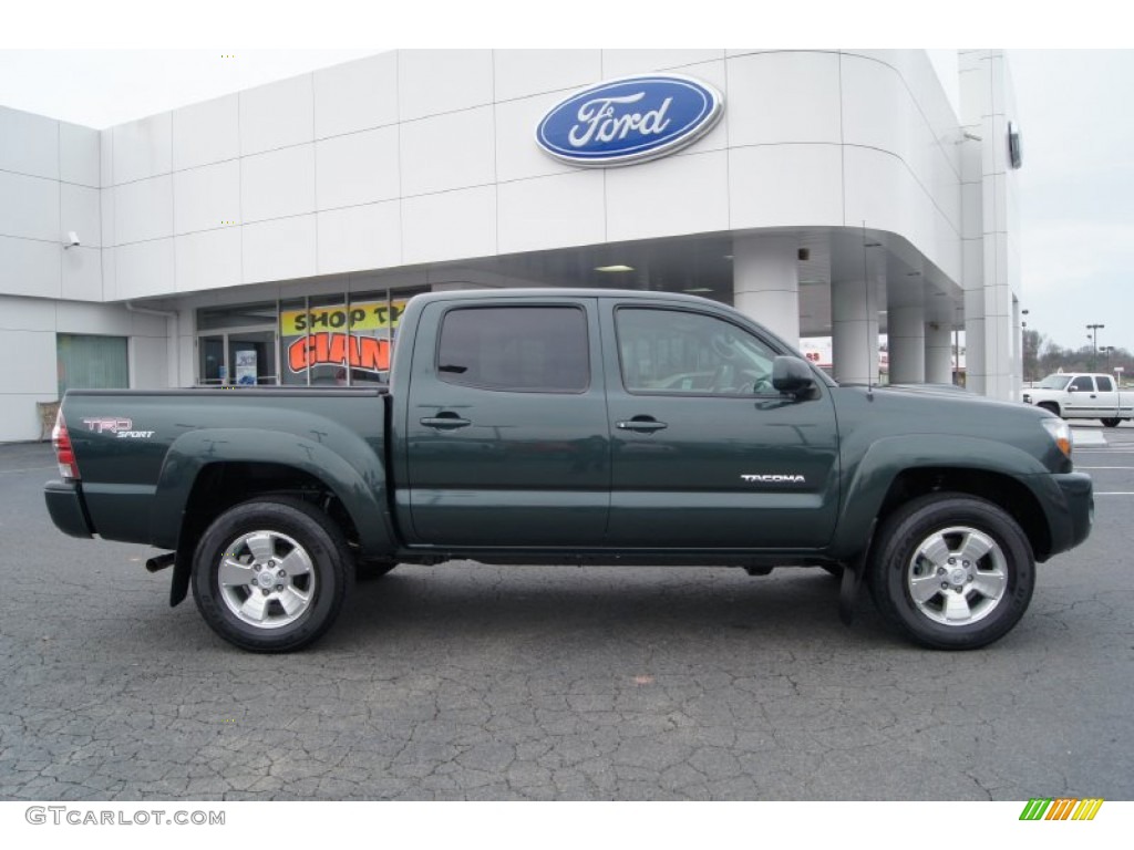 2009 Timberland Green Mica Toyota Tacoma V6 Trd Sport Double Cab 4x4