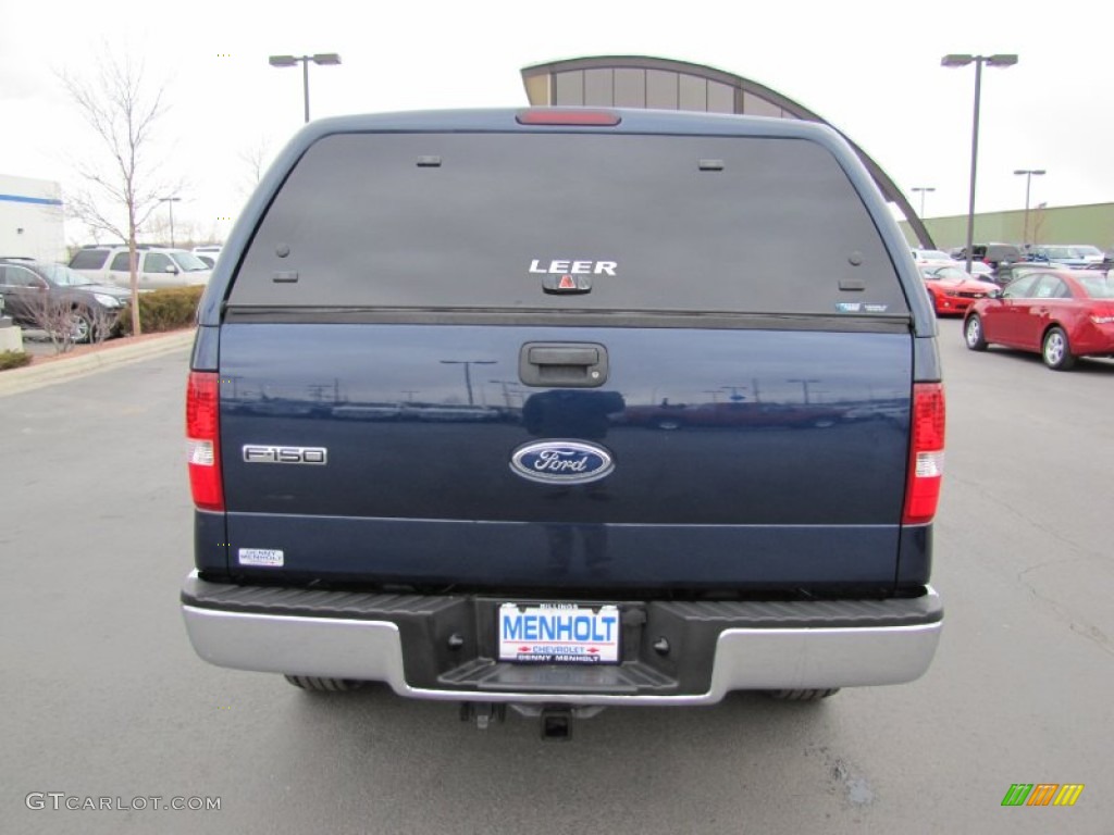 2005 F150 XLT SuperCab 4x4 - True Blue Metallic / Medium Flint Grey photo #6